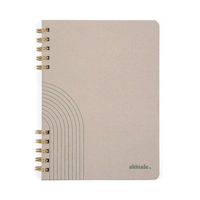 Altitude 160pg Ruled Journal 6.25"x8.5" Split Twin Wire Warm Gray Arch