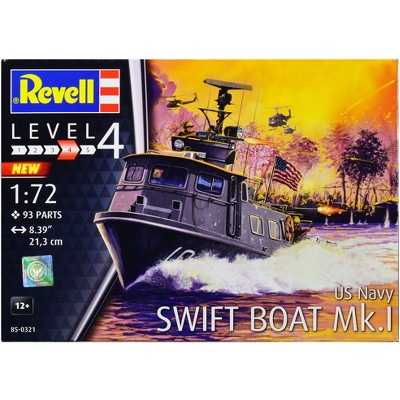 Level 4 Model Kit US Navy Swift Boat Mk.I 1/72 Scale Model by Revell