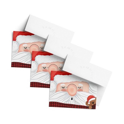 Winter/Holiday Greeting Card Pack Sets (3 ct) Santa's Nap by Ramus & Co