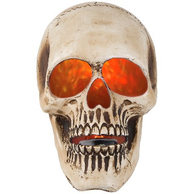 Halloween Express  10 in Skull Fire & Ice Blazing Scenes Decoration