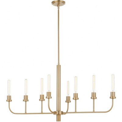 Quorum Lighting Sheridan 8 - Light Chandelier in  Aged Brass