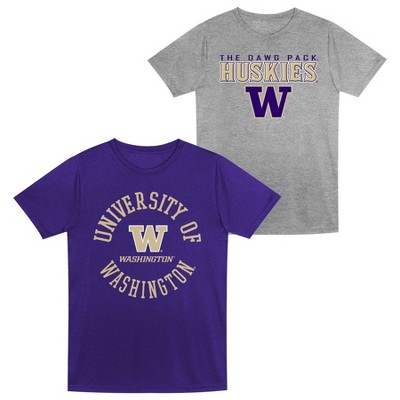 NCAA Washington Huskies Toddler Boys' 2pk T-Shirt