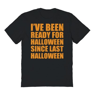 Rerun Island Men's Since Last Halloween Halloween Short Sleeve Graphic Cotton T-Shirt