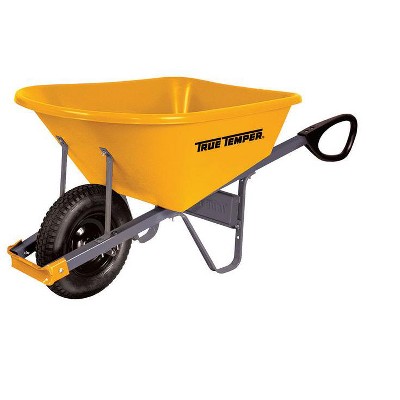 True Temper Poly Residential Wheelbarrow 6 cu ft