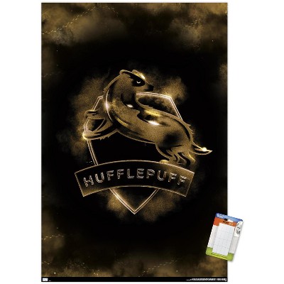 Trends International Harry Potter - Hufflepuff Crest Magic Unframed Wall Poster Prints