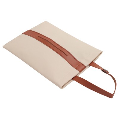 Unique Bargains Sun Visor Seat PU Leather Car Tissue Box Holder