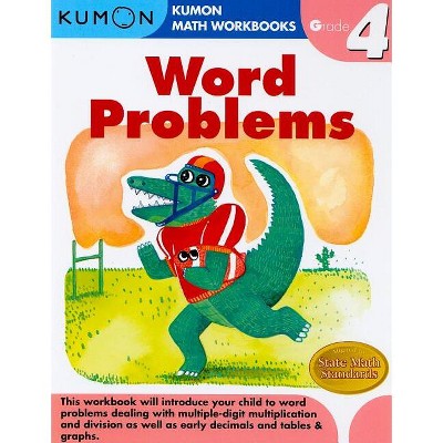 Kumon Grade 4 Word Problems - (Kumon Math Workbooks) (Paperback)