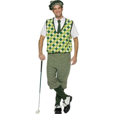 Imposta Costumes Men's Old Tyme Golfer Costume Suit Green One Size