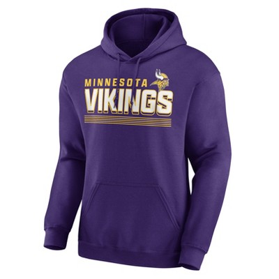 NFL Minnesota Vikings Men's Long Sleeve Core Fleece Hoodie