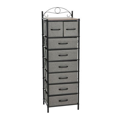 Victoria Dresser Tower Storage Organizer with 8 Drawers