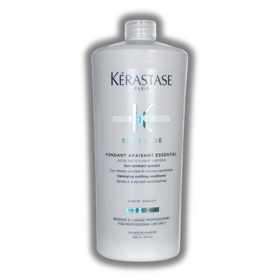 Kerastase Symbiose Fondant Apaisant Essentiel Detangling Soiothing Cellular Conditioner (34 oz XXL LITER) Smooths & Strengthens Hair