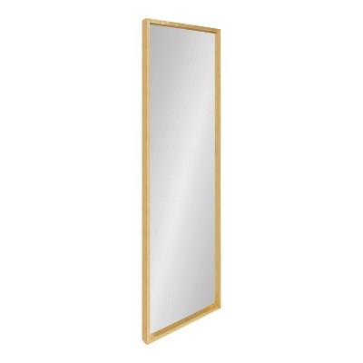 16" x 48" Travis Framed Decorative Wall Mirror - Kate & Laurel All Things Decor
