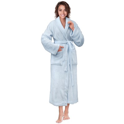 PAVILIA Womens Robe Fleece Plush Soft, Fluffy Fuzzy Cozy Warm Lightweight Bathrobe, Shower Spa House Long
