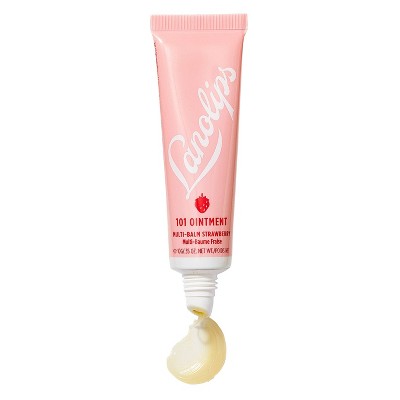 Lanolips Ultra Healing 101 Ointment Multi-Balm - Strawberry - 0.35oz