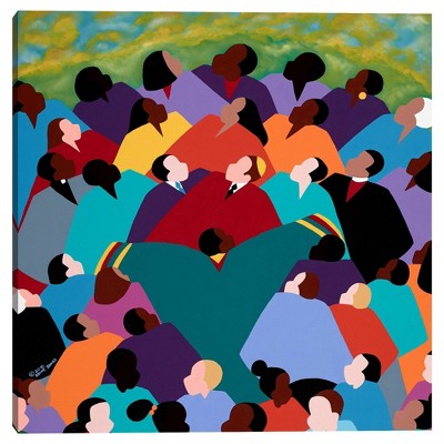 35" x 35" The Dream by Synthia Saint James Canvas Art Print - Masterpiece Art Gallery: Modern Unframed Vertical Decor