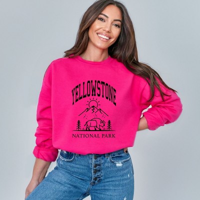 Simply Sage Market Yellowstone National Park Mountain Sweatshirt