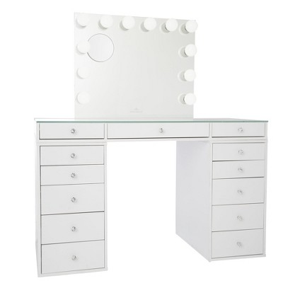 Impressions Vanity SlayStation® Plus 2.0 Tabletop + Vanity Mirror + 5 Drawer Units Bundle