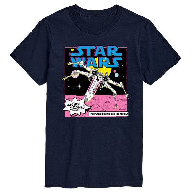 Men's - Star Wars - Luke Skywalker Ship Short Sleeve Graphic T-Shirt