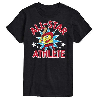Men's - SpongeBob SquarePants - Baseball All Star Short Sleeve Graphic T-Shirt