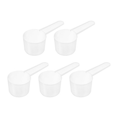 Unique Bargains Plastic Ergonomic Design Portable Clear Measuring Spoon 30g/60ml