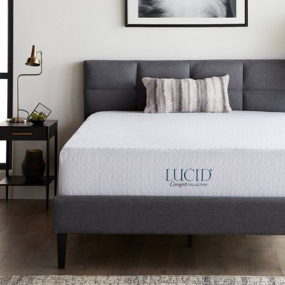 Lucid Comfort Collection 12" Memory Foam Mattress