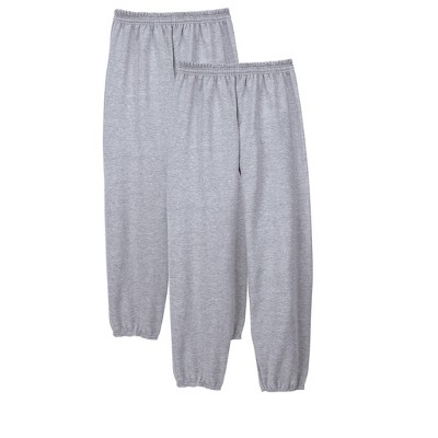 Hanes EcoSmart Men's Fleece Sweatpants, Value 2-Pack, 32"