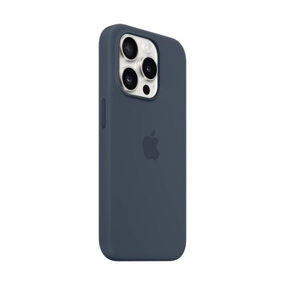 Apple iPhone 15 Pro Silicone Case with MagSafe - Storm Blue