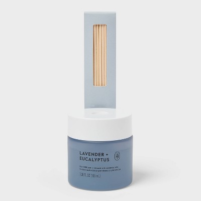 Glass Reed Diffuser Lavender and Eucalyptus 3.38 fl oz - Threshold™