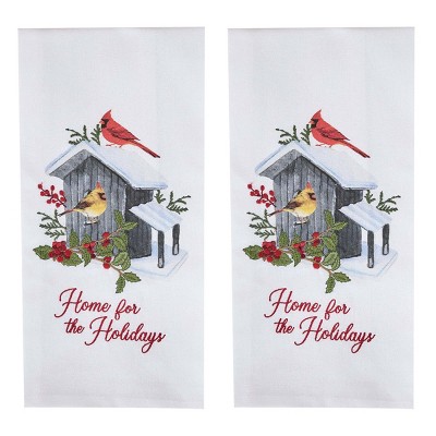 Park Designs Home For The Holidays  Dishtowel Set Of 2