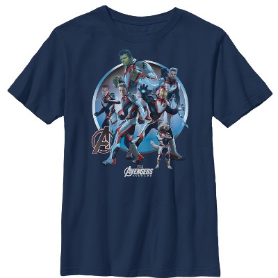 Boy's Marvel Avengers: Endgame Heroic Circle T-Shirt