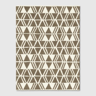Microplush Geo Knitted Area Rug - Threshold™