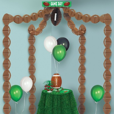 Beistle Football Party Canopy, (1/Pkg) Multicolored