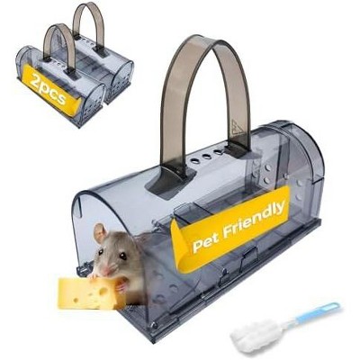 CTB Dealz Humane Mouse Trap – Reusable No-Kill Mouse Catcher, Safe for Pets & Kids – Indoor & Outdoor Use