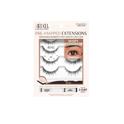 Ardell Pre-Mapped Extensions Wispy False Eyelashes - 4ct