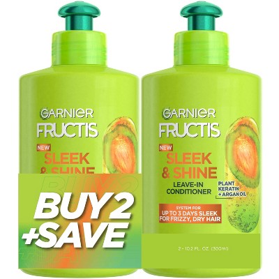 Garnier Fructis Sleek & Shine Smooth Leave-in Conditioning Cream