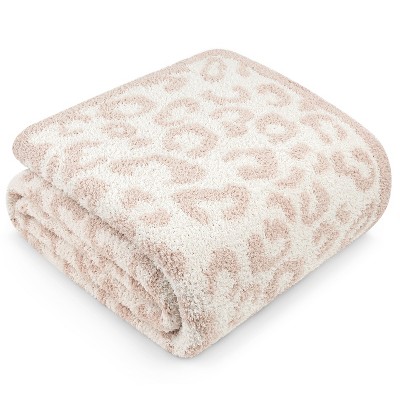 PAVILIA Plush Knit Throw Blanket for Couch Sofa Bed, Super Soft Fluffy Fuzzy Lightweight Warm Cozy All Season