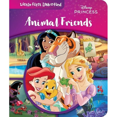 Disney Princess: Animal Friends Little First Look and Find - by  Pi Kids (Board Book)