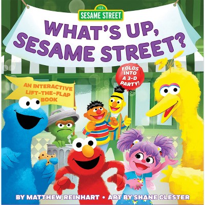 What's Up, Sesame Street? (a Pop Magic Book) - by  Matthew Reinhart (Board Book)