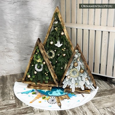 World Landmark Christmas Tree Skirt| OrnamentallyYou