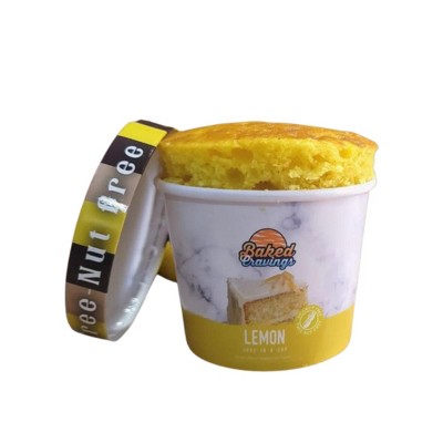 Baked Cravings Lemon Cake in a Cup - 6 pack, 8 oz
