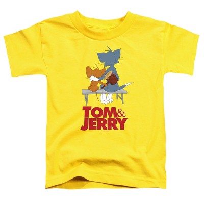 Toddler Boys' Tom And Jerry Movie Park Bench T Shirt