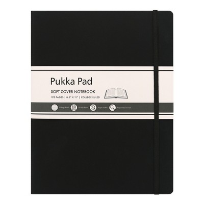 Pukka Pads Pukka Soft Cover Lettersize College Ruled - Black