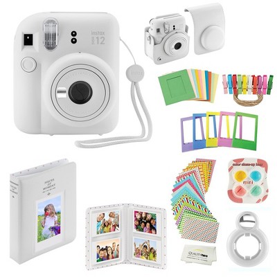 Fujifilm Instax Mini 12 Instant Camera with Case Decoration Stickers Frames Photo Album and More Accessory kit