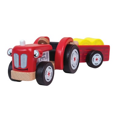 Bigjigs Tractor and Trailer Playset