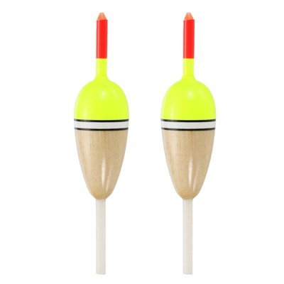 Unique Bargains Plastics Oval Bobber Gear Fishing Floats Rigs 2 Pcs