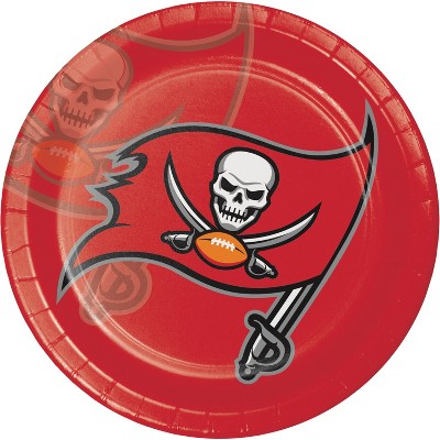 24ct Tampa Bay Buccaneers Football Paper Plates