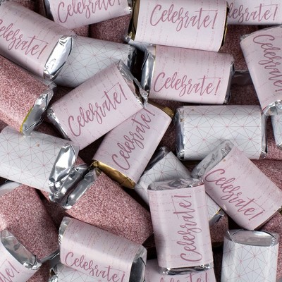 Rose Gold Candy Hershey's Chocolate Miniatures Mix by Just Candy - Celebrate