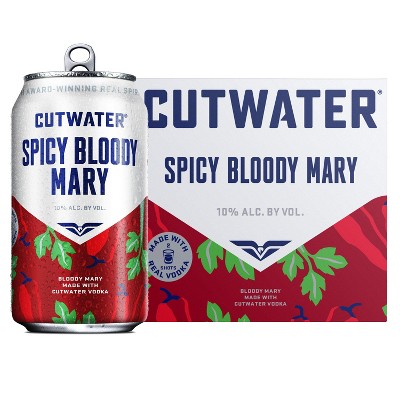 Cutwater Fugu Spicy Bloody Mary Cocktail - 4pk/355ml Cans