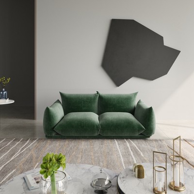 Modular Sectional Sofa,Lovesofa Couch, 77.16inch Minimalist Convertible Sofa Couch, Modern Chenilleyarn 2 Seater Living Room Sofa Sets