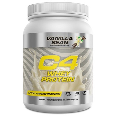 Cellucor C4 Whey Protein Powder with 25g Protein - Vanilla Bean - 18 Servings